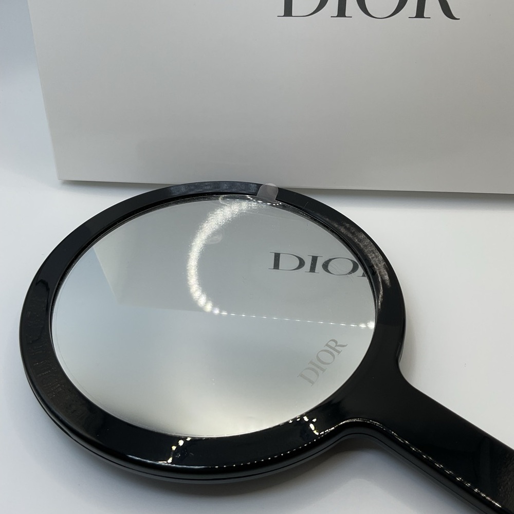 Dior Black Patent Cannage Hand Mirror - Picture 8 of 8